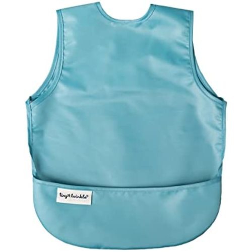 Tiny Twinkle Mess Proof Baby Bib - Waterproof Toddler and Baby Apron Bib - Machine Washable - PFAS and BPA Free
