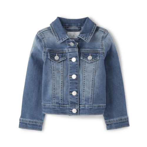 Toddler Girls Denim Jacket - Blue