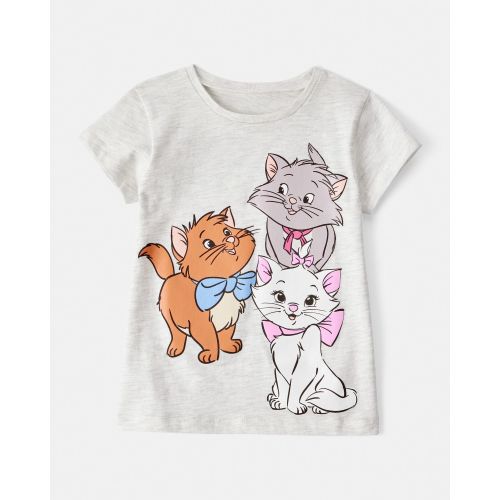 Toddler Girl Disney© The Aristocats Short-Sleeve Graphic Tee - Grey - Carter's | Carter's