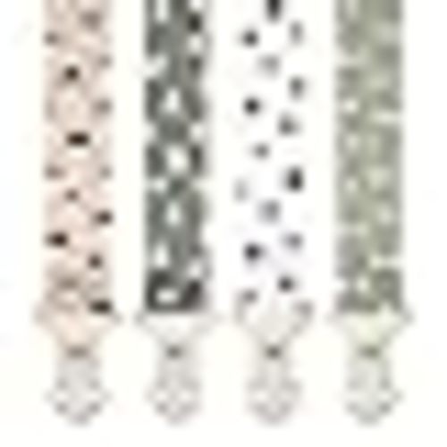 Amazon.com : Stadela Baby Pacifier Clip Holder - Girl or Boy Unisex 4 Pack Gift Set – Woodland Mushrooms Bees Neutral Green Beige (Forest) : Baby