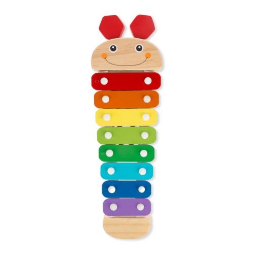Melissa & Doug Caterpillar Xylophone Musical Toy With Wooden Mallets