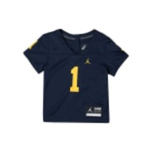 Michigan Wolverines Nike Baby Untouchable BLUE Football Jersey - 198600846