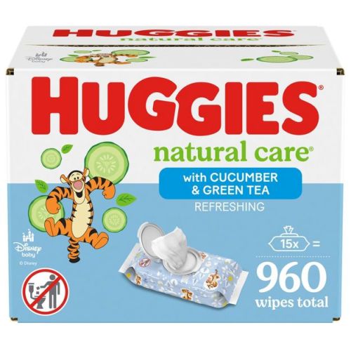Huggies Natural Care Refreshing Scented Baby Wipes - 168ct/3pk