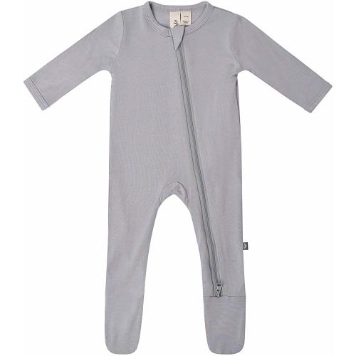 KYTE BABY Soft Bamboo Rayon Footies, Zipper Closure, 0-24 Months