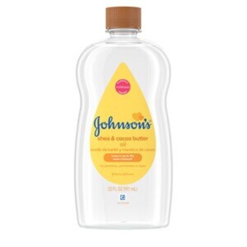 Johnson's Baby Oil with Shea & Cocoa Butter, 20 fl. oz
