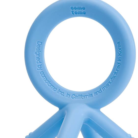 Amazon.com: Comotomo Silicone Baby Teether, Blue