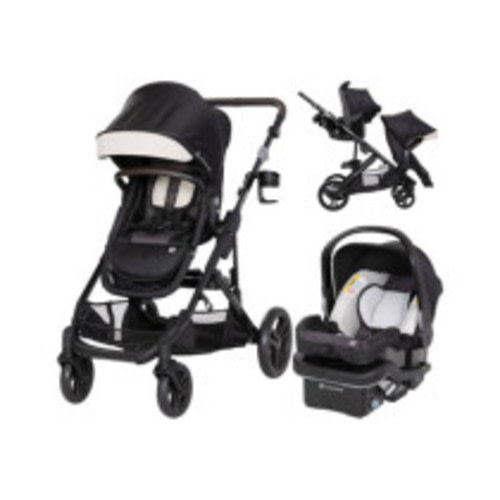 Baby Trend Morph Single To Double Modular Stroller Travel System - Madrid Tan