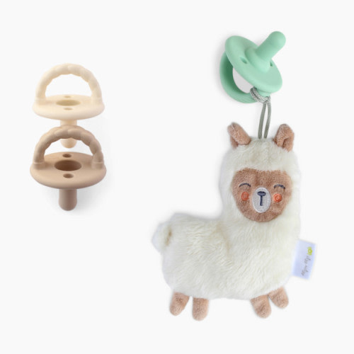 Itzy Ritzy Sweetie Pal & Pacifier Bundle (3 Pacifiers) - Llama