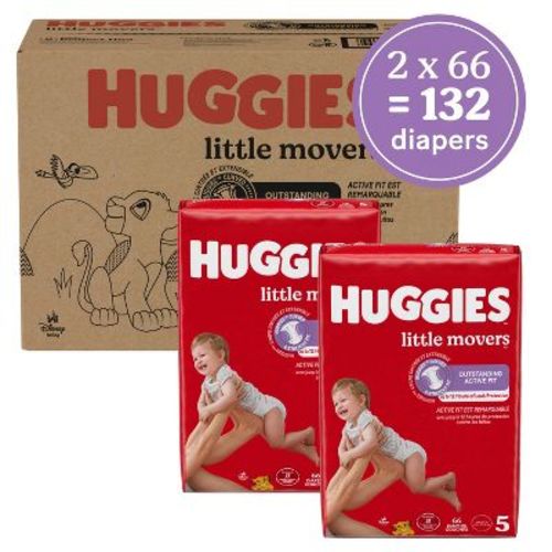 Huggies Little Movers Baby Disposable Diapers - (Select Size and Count)