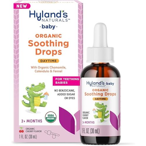 Hyland's Baby - Organic Daytime Soothing Drops for Oral Discomfort, 1 oz