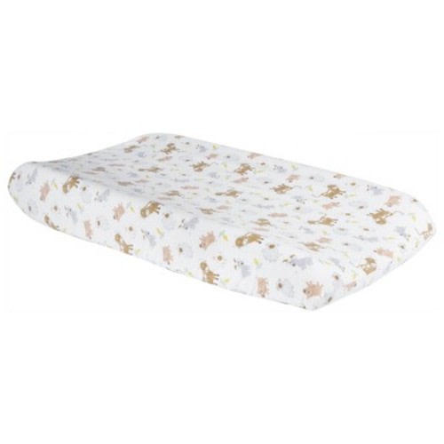 Trend Lab Deluxe Flannel Changing Pad Cover, Color: Farm friends