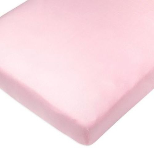 Honest Baby Organic Cotton Fitted Crib Sheet - Light Pink