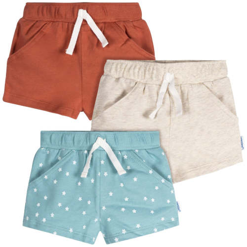 3-Pack Baby Neutral Stars Shorts – Gerber Childrenswear
