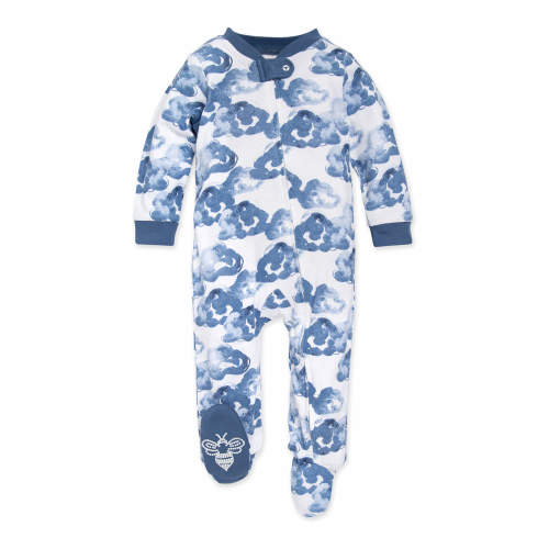 Moonlight Clouds Organic Cotton Footed Sleep & Play – Burt's Bees Baby