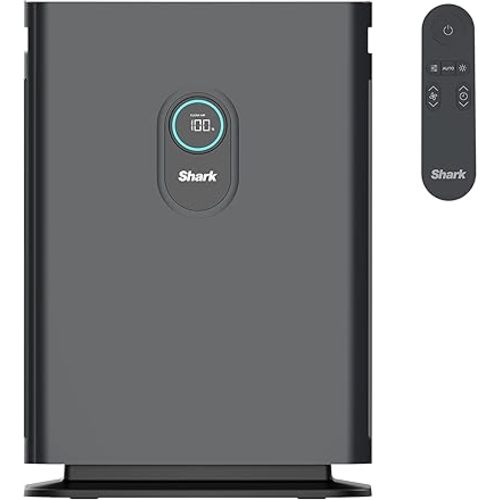 Shark 4 Fan Air Purifier for Home, Office, and Bedroom with HEPA Filter, Covers Up To 1000 Sq Ft,Removes Odors, Dust, Allergens, and Pollutants, HE402