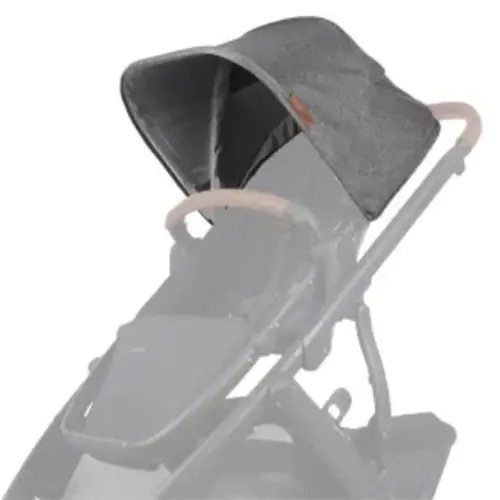 Canopy Fabric for Vista V2/Cruz V2 - Greyson - Charcoal MÃ©lange