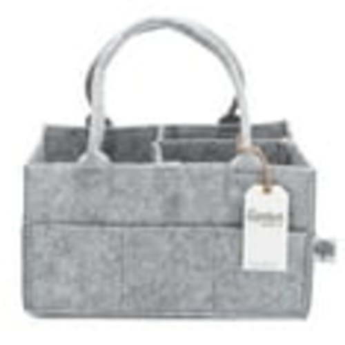 The Good Baby Diaper Caddy - Nursery Storage Bin and Car Organizer for Diapers and Baby Wipes