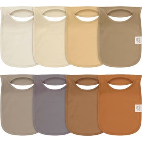8-Pack Hallo Drool Bibs