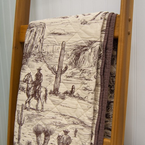 Donna Sharp Cowboy Cotton Throw Blanket
