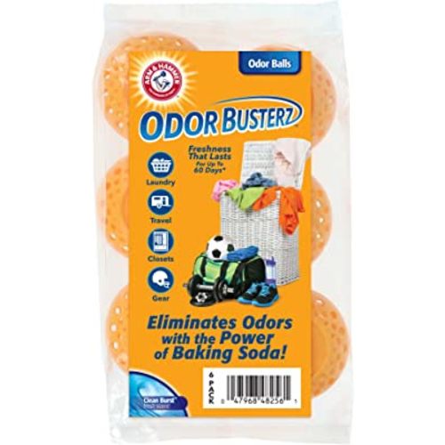 Arm & Hammer Odor Busterz Balls for Long Lasting Freshness, 6 Pack - Deodorizer, Carpet Fresh, Odor Remover, Pet Fresh