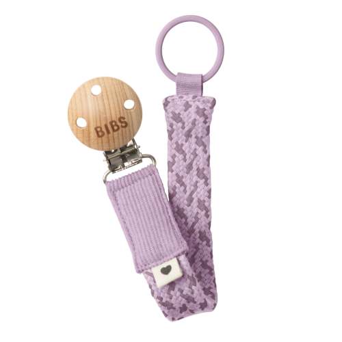 Bibs Dummy Clip - Violet Sky/Mauve