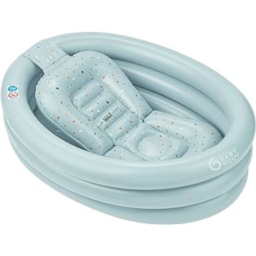 Babymoov Inflatable Bathtub & Pool - Safe, Portable & Grows with Baby (from 0+ Newborn Insert Included)