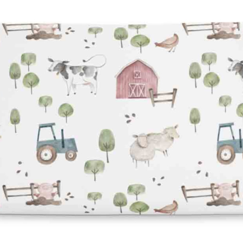 Frankie's Farm Party Changing Pad Cover