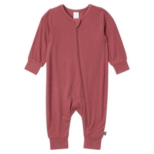 Modern Moments by Gerber Baby Neutral Super Soft Long Sleeve Coverall With Mitten Cuff, Sizes Newborn - 12 Months