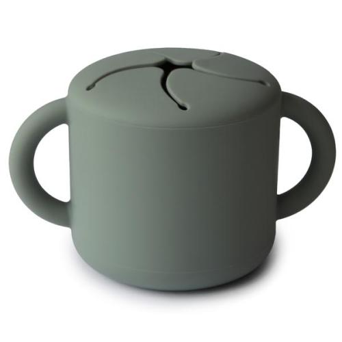 Mushie Baby Silicone Snack Cup (Dried Thyme)