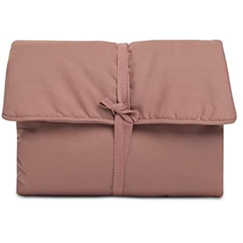 Natemia Portable Diaper Changing Pad - Light, Soft & Machine Washable Organic Percale Foldable Baby Changing Mat - Made in Portugal
