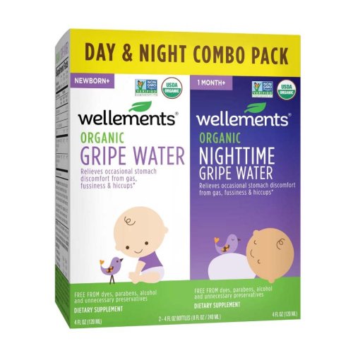 Wellements Organic Gripe Water Day and Night