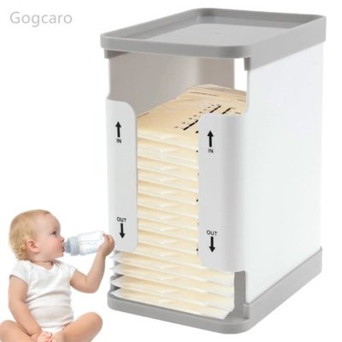 Milkies Freeze Organizer for Breast Milk Storage Bags Freezer | Breastmilk Storage Container Storing System for Freezing Breastmilk | Use with Standard Milk Bags