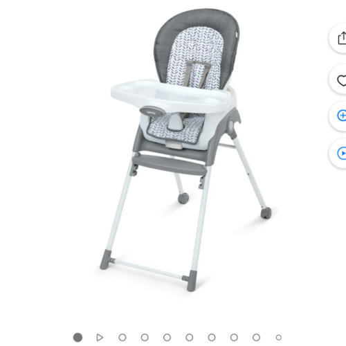 Ingenuity Trona Plegable 6 en 1 para Bebé Trio, 6 Formas de Usar, 6 M-5 Años - Edredón