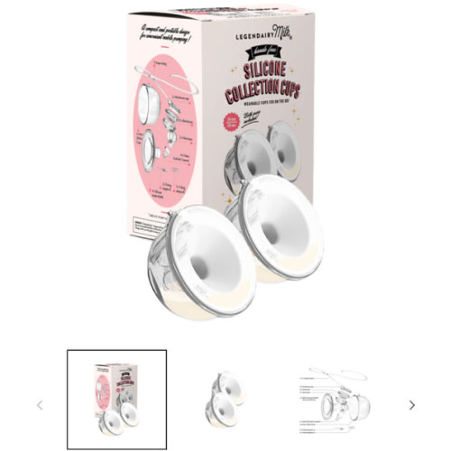 Silicone Milk Collection Cups | Legendairy Milk