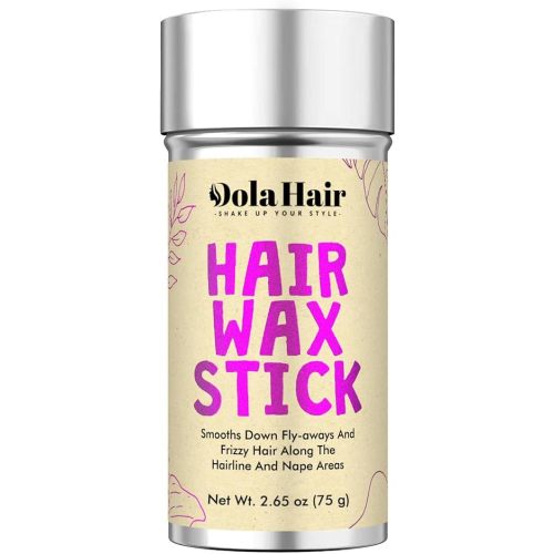 Dolahair Hair Wax Stick - Flyaway Control and Styling Pomade for Kids, Women, and Men - Slick Back Hair Bun Maker and Hair Accessorie for Teen Girls (1 Pack of Wax)