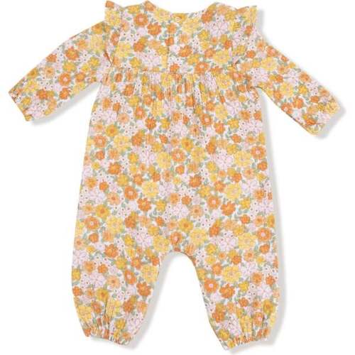 Ruffle Sleeve Romper Sweet Amber Floral - Angel Dear | Maisonette