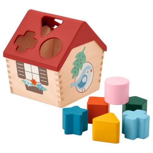 UPPSTÅ Shape sorter - multicolor