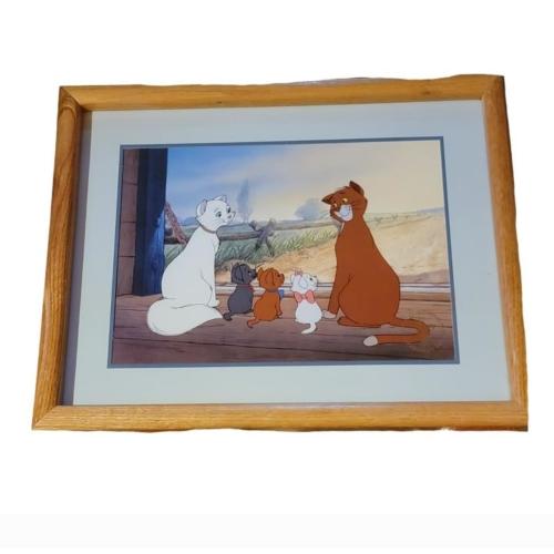VINTAGE 1996! DISNEY STORE Framed The Aristocats Commemorative Lithograph | Mercari