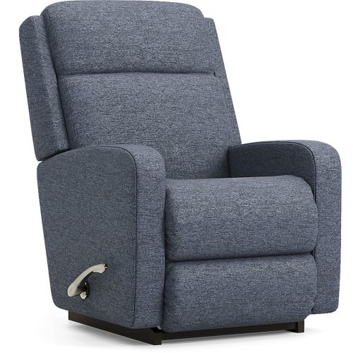 La-Z-Boy Finley I Blue Nylon,Polyester Fabric Rocker Recliner