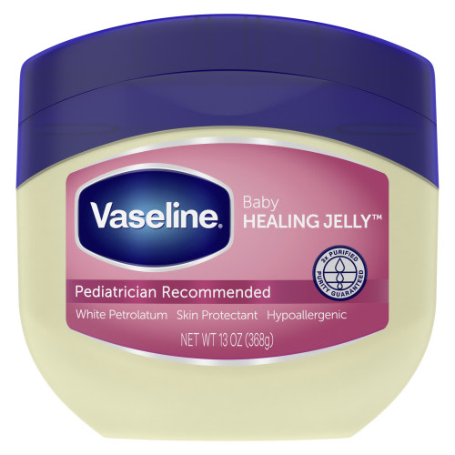 Vaseline Hypoallergenic Newborn Baby Healing Petroleum Jelly, Diaper Rash Prevention, Dermatologist Tested, 13 oz