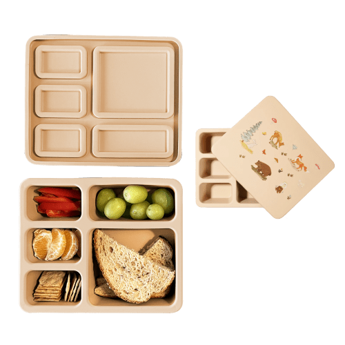 Silicone Bento Box Woodland Oat – Austin Baby Collection