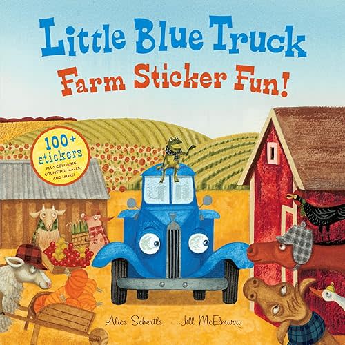 Little Blue Truck Farm Sticker Fun! Paperback – Sticker Book, August 20, 2013