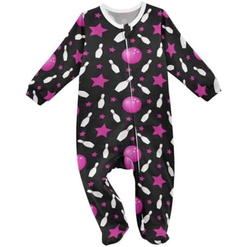 Dussdil Baby One-Piece Footies Newborn Rompers Pajamas Cotton Footed Pjs for Sleep Play Boys Girls 3 6 9 12 18 24m