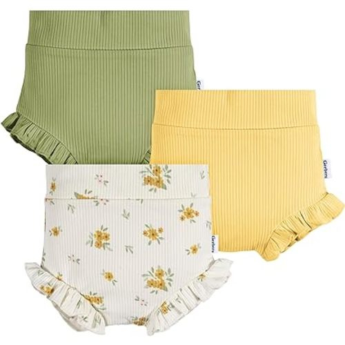 Gerber Baby-Girls 3-Pack Bubble Shorts