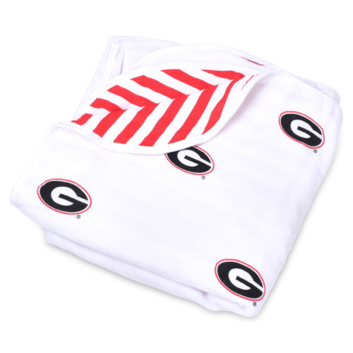 University of Georgia Muslin Blanket – Three Little Anchors