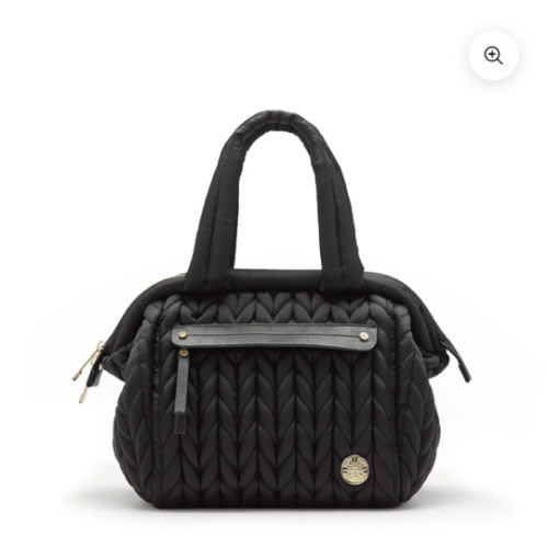 Paige Mini Diaper Bag - Small Black Baby Bag