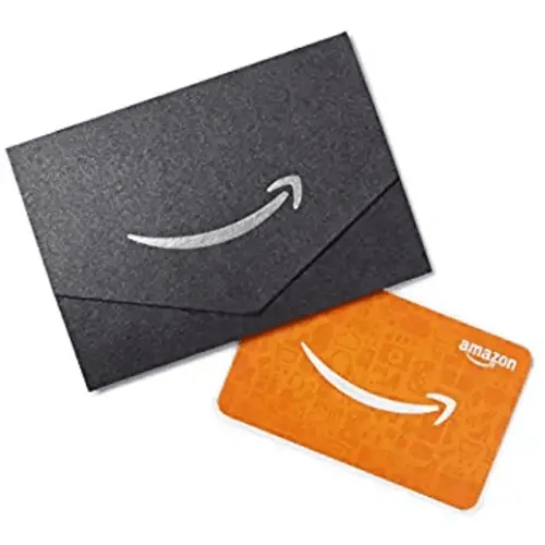 Amazon.com Gift Card in a Mini Envelope - 0 - Black and Silver Mini Envelope