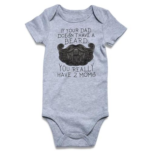 RAISEVERN Baby Boys Girls Clothes Infant Romper Newborn Bodysuits Funny Outfit 0-12 Months