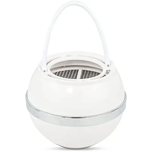 Crystal Quest White Bath Ball Water Filter – Reduces Contaminants for Softer, Smoother Skin - BPA Free