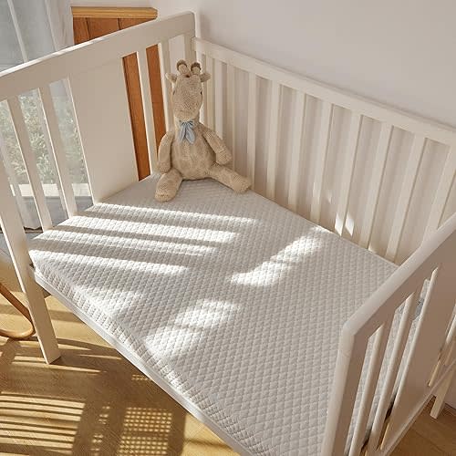 Crib Mattress, Dual-Sided Waterproof Breathable Hypoallergenic, Premium Memory Foam Mattress